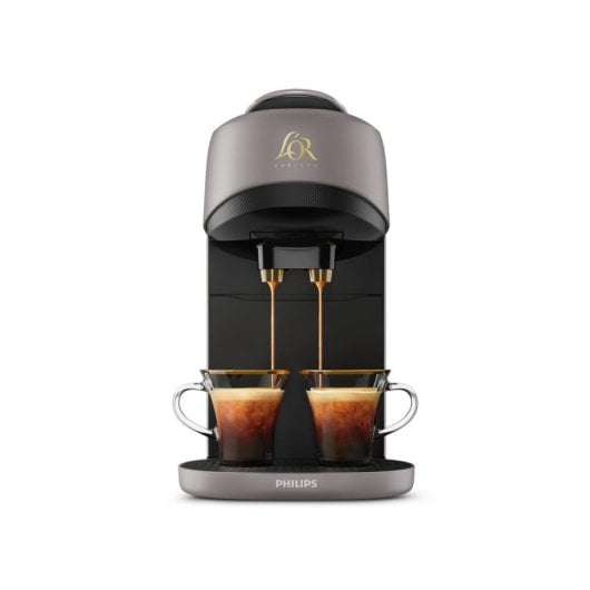Cafetière à capsules automatique L'OR LM9512/20 1L 19 bars double tasse programmes 30 boissons