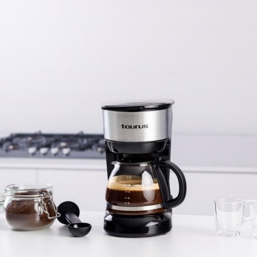 Kaffeemaschine Filter Taurus Verona 6 Inox 6 Tassen 600 W Warmhalteplatte Edelstahl