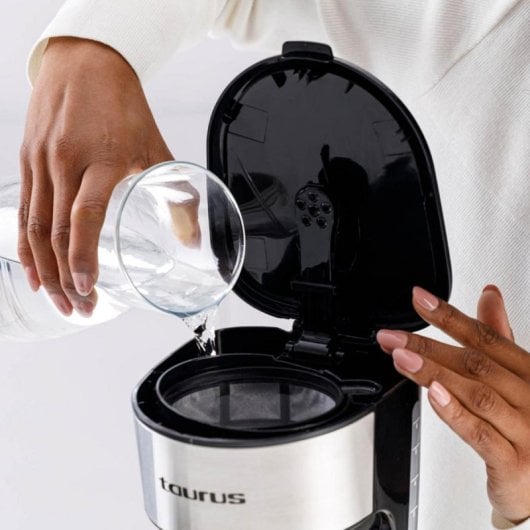 Kaffeemaschine Filter Taurus Verona 6 Inox 6 Tassen 600 W Warmhalteplatte Edelstahl