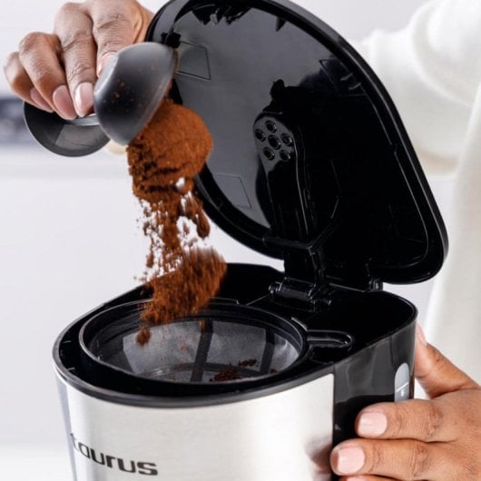 Kaffeemaschine Filter Taurus Verona 6 Inox 6 Tassen 600 W Warmhalteplatte Edelstahl