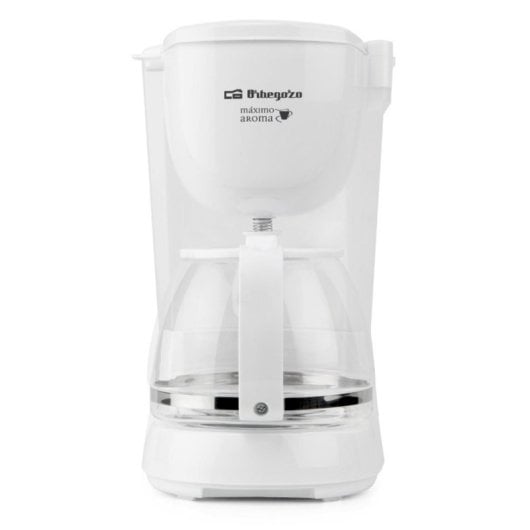 Cafetera Filtro Orbegozo CG 4051 1,25 L 12 tazas Placa calorífica Apagado automático Blanco