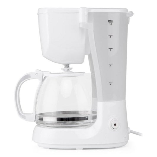 Cafetera Filtro Orbegozo CG 4051 1,25 L 12 tazas Placa calorífica Apagado automático Blanco