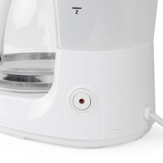 Cafetera Filtro Orbegozo CG 4051 1,25 L 12 tazas Placa calorífica Apagado automático Blanco