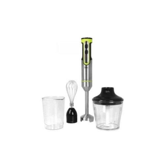 Batidora Jata 1200W Inoxydable Turbo Picadora Vaso 500ml Pied démontable