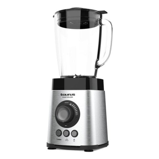 Liquidificadora Taurus Power Total 2000 2,2L 2000W Vidro 6 lâminas Função Turbo Preto Inox