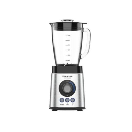Liquidificadora Taurus Power Total 2000 2,2L 2000W Vidro 6 lâminas Função Turbo Preto Inox