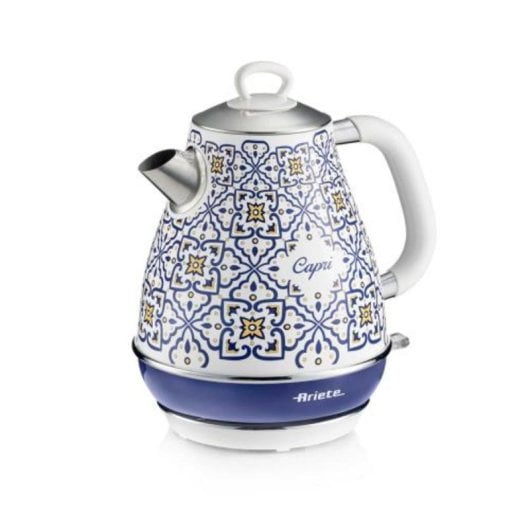 Bollitore Ariete 2869/0C 1,7 L 2200 W Acciaio Inox Blu Chiaro Doppia Parete Base 360°