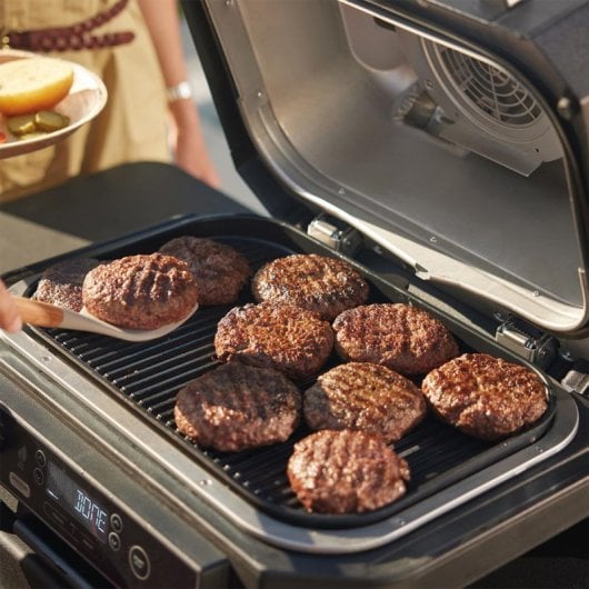 Parrilla eléctrica Ninja OG850EU 1700 W ahumador sensor integrado 45x29 cm