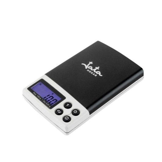 Báscula electrónica cocina Jata HBAL1774 0,1 kg 0,01 g acero inoxidable LED blanca