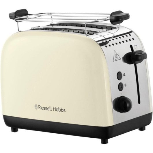 Tostadora Russell Hobbs 26551-56 2 rebanadas 1600 W crema y plata acero inoxidable