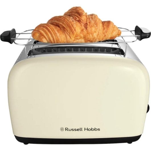 Tostadora Russell Hobbs 26551-56 2 rebanadas 1600 W crema y plata acero inoxidable