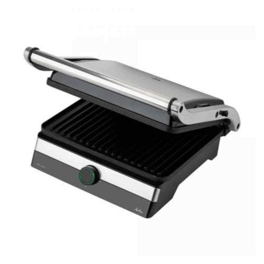Sandwichera Eléctrica Inoxidable 2000W 4 Sandwiches Placa Antiadherente y Bandeja Extraíble