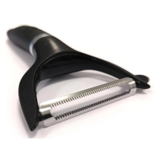 Éplucheur JATA AC24 Acier inoxydable Ergonomique Noir Rouge Crochet suspendu