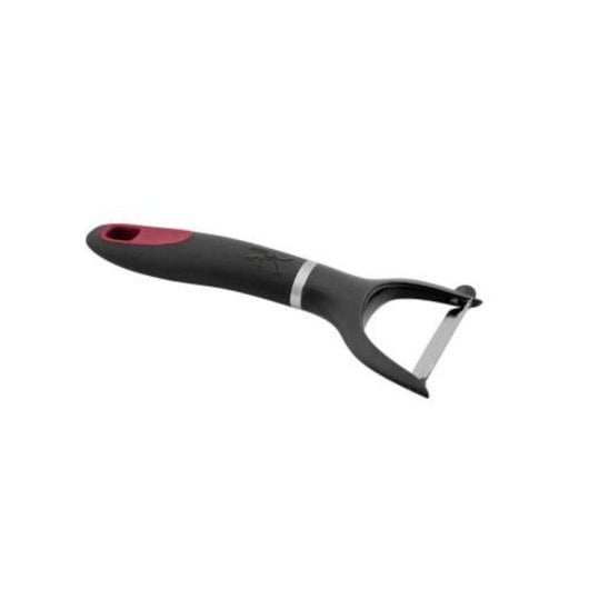 Éplucheur JATA AC24 Acier inoxydable Ergonomique Noir Rouge Crochet suspendu