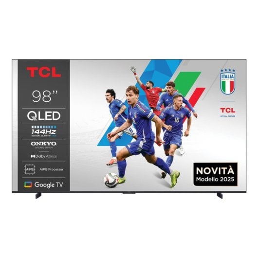 TV TCL QLED P89K 98" 4K Smart TV Wi-Fi Bluetooth Google TV Metálico