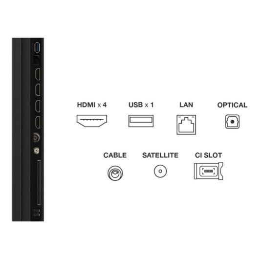 TV TCL QLED P89K 98" 4K Smart TV Wi-Fi Bluetooth Google TV Metálico