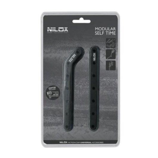 Suporte Modular Self-Time Nilox Compatível Evo 4K/F-60 Mini Action Cam Preto Metal