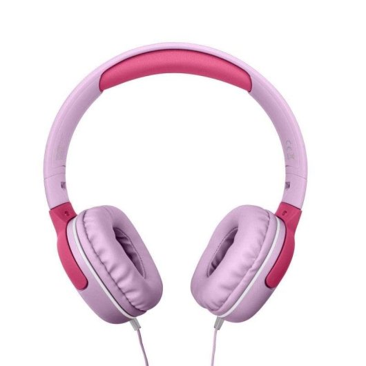 Auriculares Celly KIDSBEAT2 com fio Jack 3,5 mm Microfone Infantil Rosa