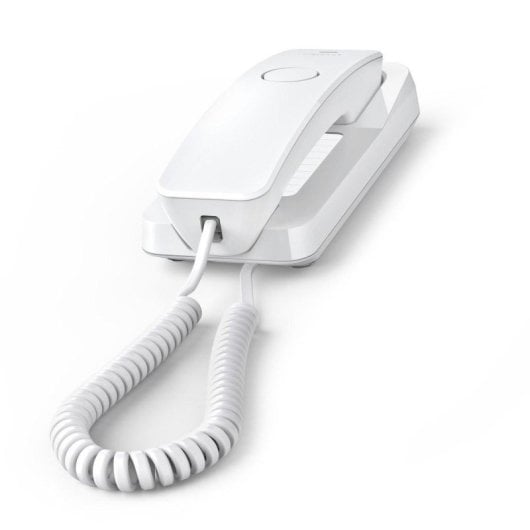 Telefono Gigaset DESK 200 analogico cablato 10 memorie Bianco montaggio scrivania/parete