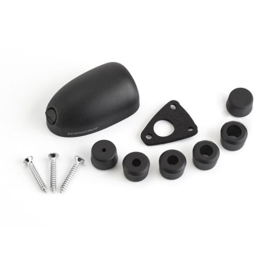 Scanstrut Pasacables Estanco Compacto De Montaje Horizontal Ds-h6-blk, Negro, Autocaravana, Camper, Naútica