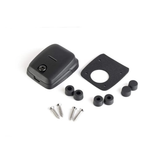 Scanstrut Pasacables Compacto Y Horizontal, Doble Entrada, Estanco, Negro, Autocaravana, Camper, Naútica