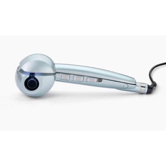 Escova de ar quente BaByliss Hydro-Fusion C1700E cerâmica azul 3 temperaturas cabo giratório