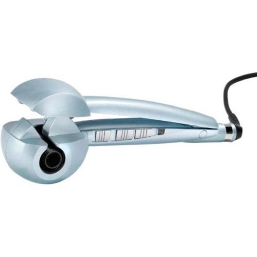 Escova de ar quente BaByliss Hydro-Fusion C1700E cerâmica azul 3 temperaturas cabo giratório