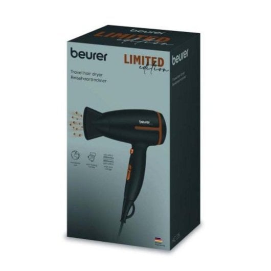 Secador de Cabelo QUO 1600W Ionico 2 Velocidades 2 Temperaturas Preto Rosé