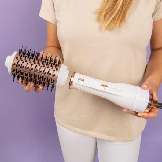 Hairstyling-Set Solac Expert Ion Flow 1200W 6-in-1 Ionentechnologie Gold Weiss