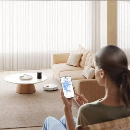 Aspirador Robô com Mopa Xiaomi Robot Vacuum S40 Navegação Laser 10.000 Pa Controlo por Voz