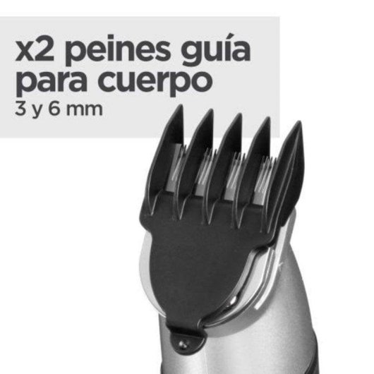 Tondeuse Multifonction BaByliss MT812E Sans Fil 0,4-10mm 240min 6 Sabots Étanche