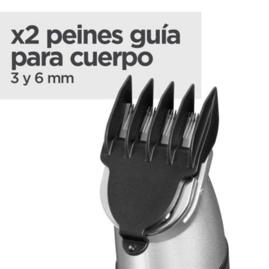 Regolabarba Multifunzione BaByliss MT812E Senza Filo 240min Impermeabile 6 Pettini