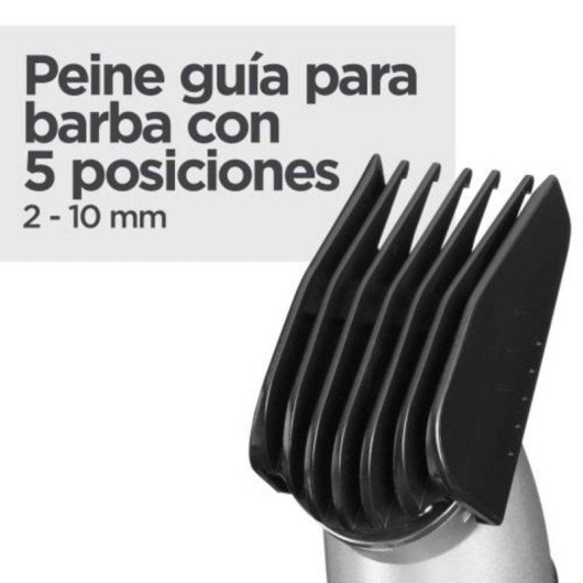 Regolabarba Multifunzione BaByliss MT812E Senza Filo 240min Impermeabile 6 Pettini