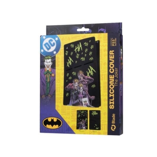 Funda PS5 Slim Blade Gaming Joker Silicone Cover Negra Verde Silicone Protectora
