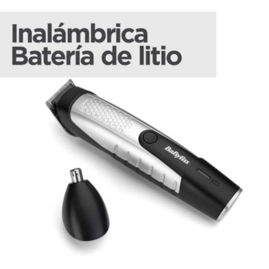 Regolabarba BaByliss T812E Lithium Power 0,5-10 mm 14 posizioni Wet&Dry Nero/Argento