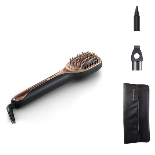 Escova de cabelo Rowenta Ultimate Experience Hair Therapist paddle, vapor, 165W
