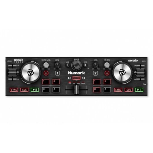 Controladora DJ Numark DJ2GO2 Touch 2 Canales 8 Pads USB Compacta