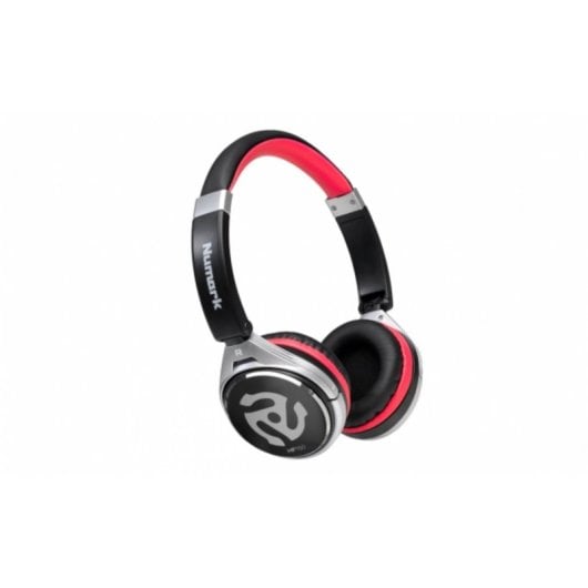 Numark HF150 Auscultadores DJ Sem Fios 20-20000Hz com Cabo 1,2m Pretos/Vermelhos/Prateados