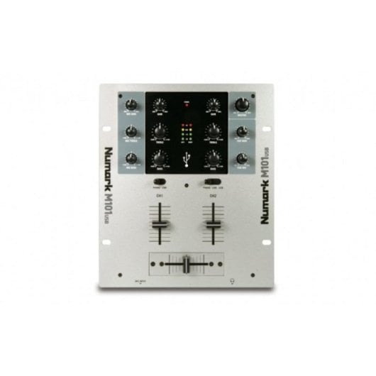 Mesa de mezclas Numark M101USB 2 canales USB ecualizador 2 bandas negro plata