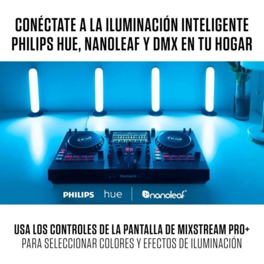 Controladora DJ Numark Mixstream Pro+ Altavoces Integrados Wi-Fi pantalla táctil 7"