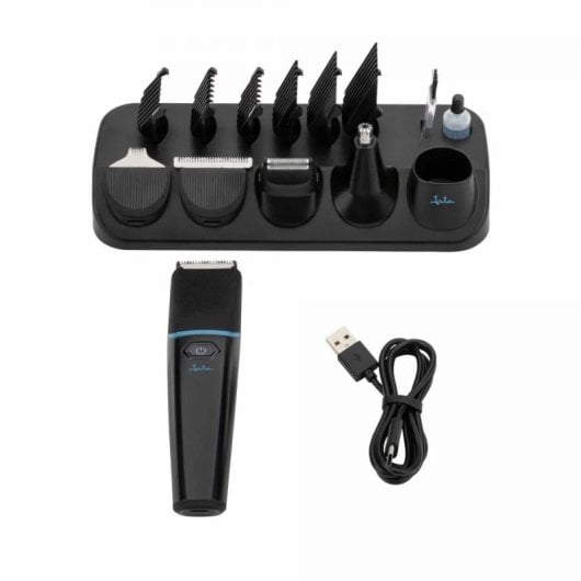 Haarschneider JATA JBCP3538 Schwarz Blau 120 Min Laufzeit 6 Schnittlängen USB‑C