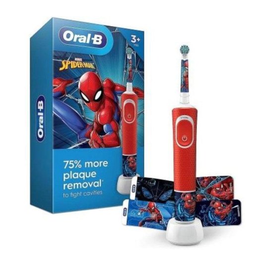 kinderzahnbürste Elektrisch Oral-B iO2 Kids Spiderman 3 Modi Drucksensor Timer Reiseetui