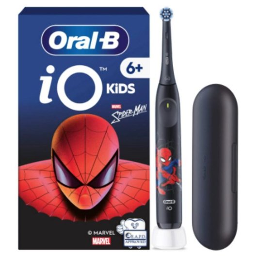 kinderzahnbürste Elektrisch Oral-B iO2 Kids Spiderman 3 Modi Drucksensor Timer Reiseetui
