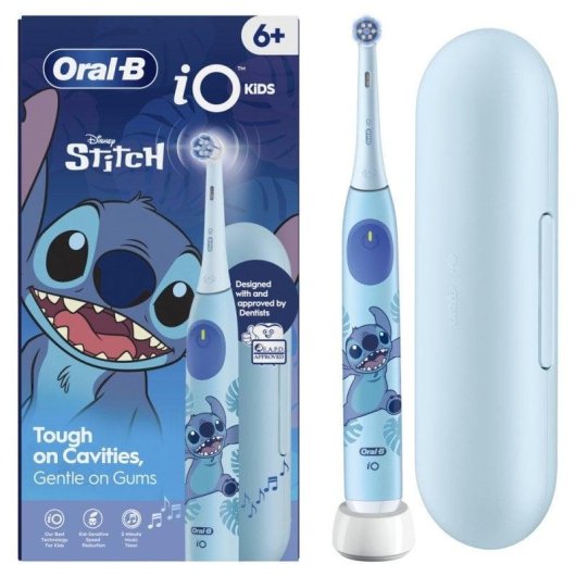 kinderzahnbürste Elektrisch Oral-B iO 6+ Kids 3 Modi Drucksensor Timer Reiseetui