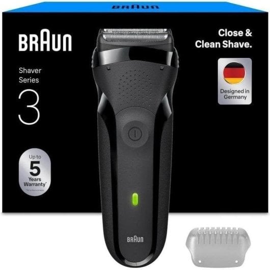Rasoio Elettrico Viso Braun Series 3 300S Senza Filo 30min Impermeabile Ricarica Rapida