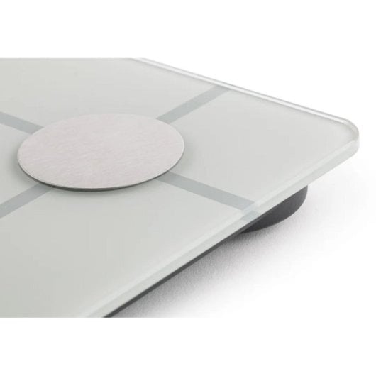Báscula personal electrónica JATA HBAS1504 Bluetooth iOS Android Blanco 180kg vidrio templado