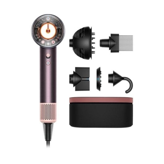 Secador de Cabelo Profissional Dyson Supersonic Nural HD16 1600W 4 Temperaturas 3 Velocidades com 5 Acessórios Ciruela