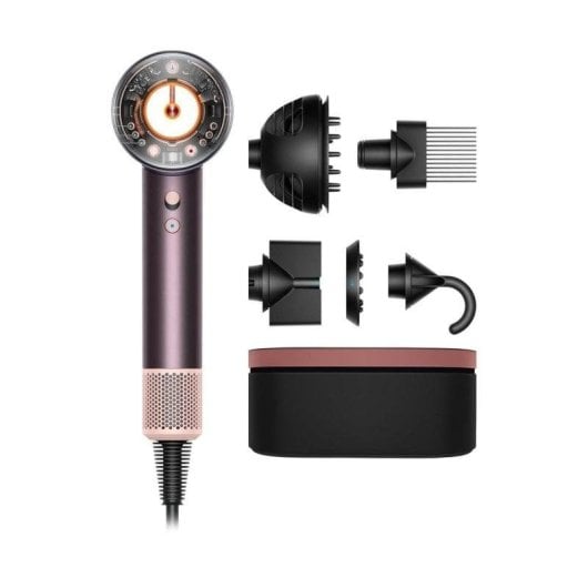 Secador de Cabelo Profissional Dyson Supersonic Nural HD16 1600W 4 Temperaturas 3 Velocidades com 5 Acessórios Ciruela
