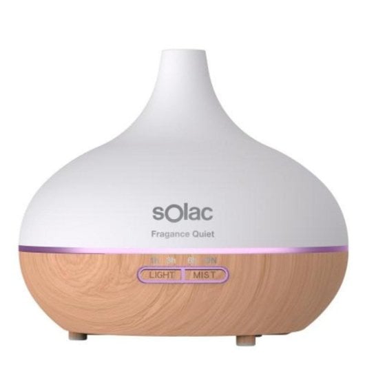 Humidificador QUO Modelo Branco 0.3L Luz Decorativa Difusor Apagado Automático