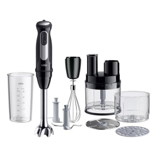 Batidora de inmersión Braun MultiQuick 5 Pro MQ55755M 1000W 25 velocidades negra